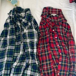 LL Bean Plaid Shirts